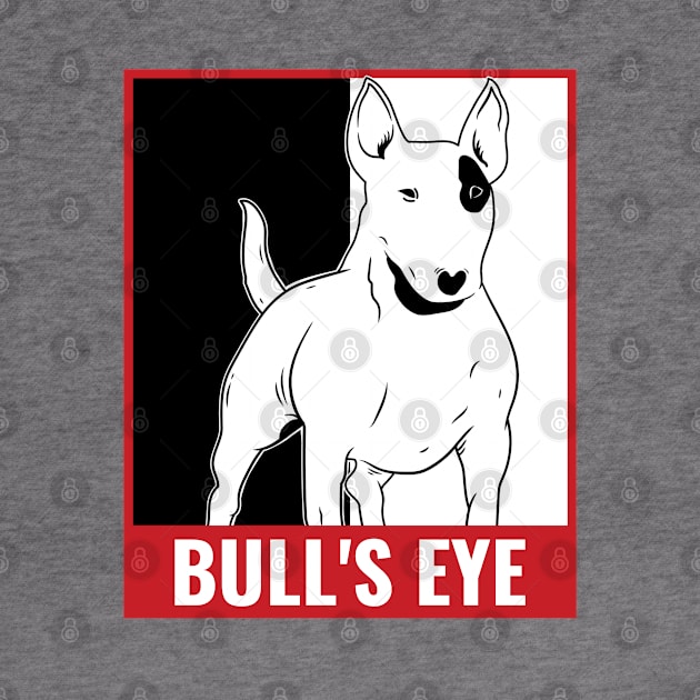 English Bull Terrier - Bull's Eye by Kcaand